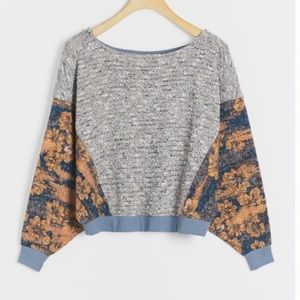 Saturday Sunday Flora Printed Sweatshirt